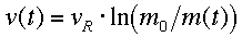 Raketengleichung-analytisch