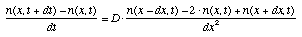 Diffusionsgleichung