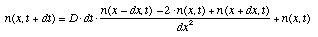 Diffusionsgleichung